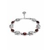 Link Bracelet With Amber And Tiny Turtles, image 