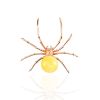 Trendy Honey Amber Spider Pendant, image 