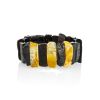 Flat Amber Cuff Bracelet, image 