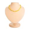 Honey Amber Beaded Choker Necklace, image 