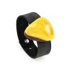 Handcrafted Leather Bracelet With Amber And Wood The Indonesia, image 