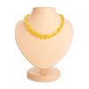 Lemon Amber Beaded Necklace, image 