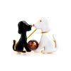Lovely Enamel Brooch With Cognac Amber The Beoluna, image 
