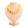 Honey Amber Beaded Necklace, image 