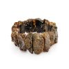 Natural Black Amber Bracelet The Volcano, image 