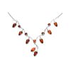 Classic Amber Necklace In Sterling Silver The Verbena, image 
