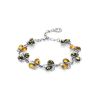 Amber Bracelet In Sterling Silver The Lily Of The Valley, image 