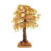 Cognac Amber Decorative Feng Shui Money Tree, image 