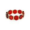 Two Toned Amber Stretch Bracelet, image 
