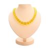 Faceted Lemon Amber Ball Beaded Necklace The Prague, image 
