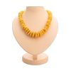 Honey Amber Beaded Necklace, image 