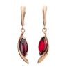 Amber Earrings In Gold The Liana, image 