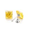Lemon Amber Stud Earrings The Ovation, image 