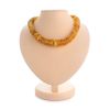 Natural Cognac Amber Beaded Necklace, image 