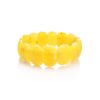 Honey Amber Flat Beaded Bracelet, image 