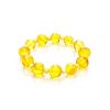 Amber Ball Beaded Stretch Bracelet, image 