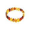 Lightweight Multicolor Amber Stretch Bracelet, image 