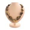 Raw Amber Beaded Necklace With Brass The Indonesia, image 