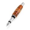 Birch Wood Fountain Pen With Honey Amber The Indonesia, image 
