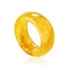 Honey Amber Band Ring The Magma, Ring Size: 9 / 19, image 