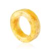 Honey Amber Band Ring The Magma, Ring Size: 8.5 / 18.5, image 