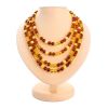 Multicolor Amber Ball Beaded Rope Necklace, image 
