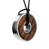 Wooden Pendant In Sterling Silver The Indonesia, image 
