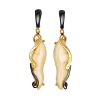 Elongated Mammoth Tusk Earrings In Gold-Plated Silver The Era, image 