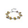 Amber Bracelet In Sterling Silver The Lily Of The Valley, image 