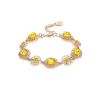 Amber Bracelet In Gold Plated Silver The Luxor, image 