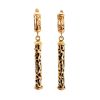 Gold-Plated Bar Dangles With Caoutchouc The Kenya, image 