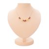 Two-Toned Amber Necklace In Sterling Silver The April, image 