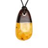 Handcrafted Honey Amber Pendant With Natural Wood The Indonesia, image 