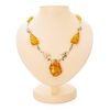 Exclusive Golden Amber Necklace With Nacre The Atlantis, image 