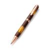Designer Acacia Wood Pen With Baltic Amber, image 