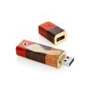 16 Gb Handmade Flash Drive Necklace With Amber And Wood The Indonesia, image 