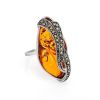 Amber Cocktail Ring With Marcasites The Colorado, image 