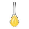 Honey Amber Pendant In Sterling Silver The Twinkle, image 