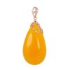 Honey Amber Pendant In Gold The Cascade, image 