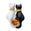 Charming Animalistic Enamel Brooch With Cognac Amber The Beoluna, image 