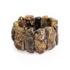 Bold Amber Beaded Bracelet The Volcano, image 