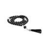 Black Amber Beads With Tassel The Cuba, image 