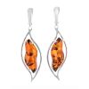 Handmade Amber Earrings In Sterling Silver The Palladio, image 