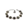 Green Amber Bracelet In Sterling Silver The Aster, image 