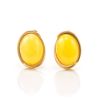 Honey Amber Earrings In Gold The Strauss, image 