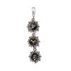 Long Amber Pendant In Sterling Silver The Aster, image 
