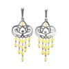Amber Earrings In Sterling Silver The Siesta, image 