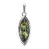 Green Amber Pendant In Sterling Silver The Amaranth, image 