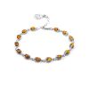Link Amber Bracelet In Sterling Silver The Astrid, image 