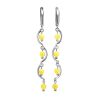 Honey Amber Earrings In Sterling Silver The Siesta, image 